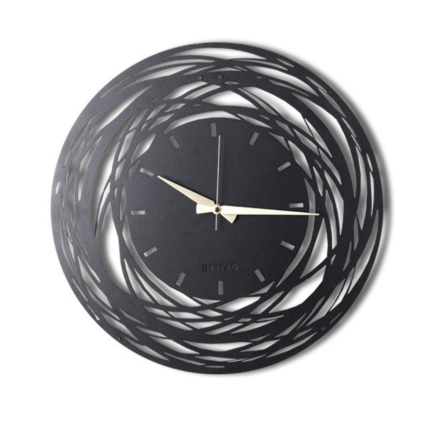 Reloj De Pared Metal Rotaciones 70x70