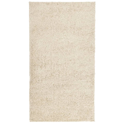 Vidaxl Alfombra Peluda De Pelo Largo Moderna Pamplona Dorado 60x110 Cm_0