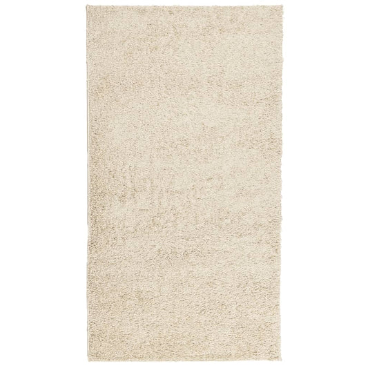 Vidaxl Alfombra Peluda De Pelo Largo Moderna Pamplona Dorado 60x110 Cm_0