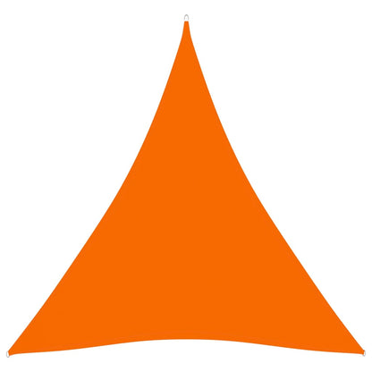 Toldo De Vela Triangular Tela Oxford Naranja 3,6x3,6x3,6 M_0