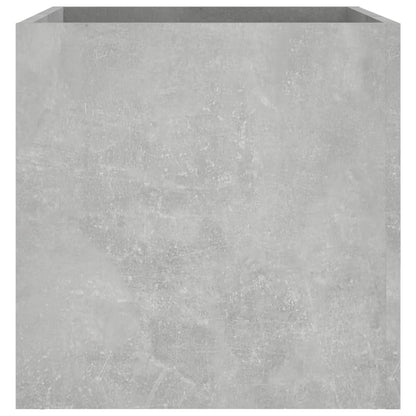 Jardinera De Madera De Ingeniería Gris Hormigón 40x40x40 Cm_5