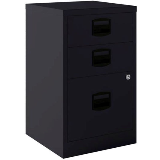 Cajonera Bisley Pfa 2 Cajones Personales, 1 Cajón Archivo. Fija 40cm Antracita_0
