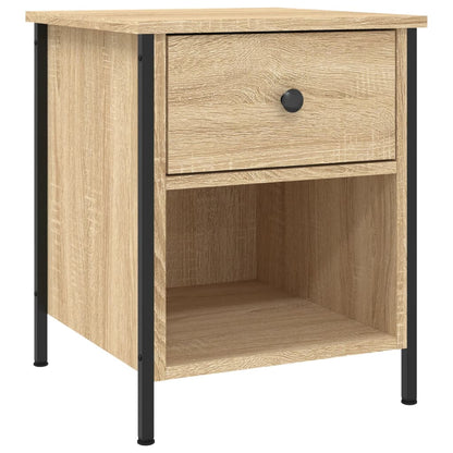Mesitas Noche 2 Uds Madera Ingeniería Roble Sonoma 40x42x50 Cm_1