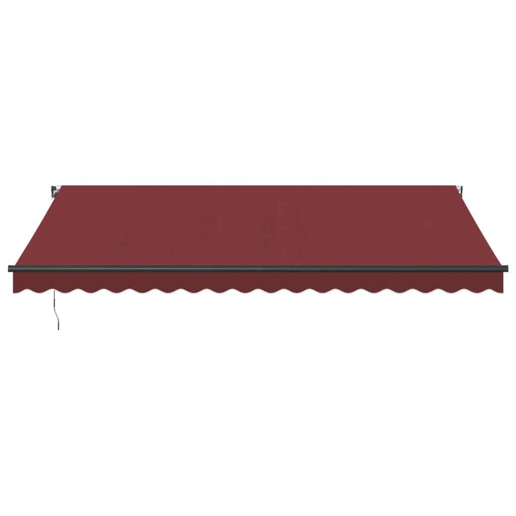 Toldo Retráctil Manual Color Burdeos 450x350 Cm_2
