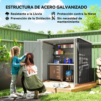 Outsunny Cobertizo De Jardín De Exterior 1_3
