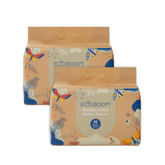 Pack Ahorro Pañal de Bambú Ecoboom T3 64 uds