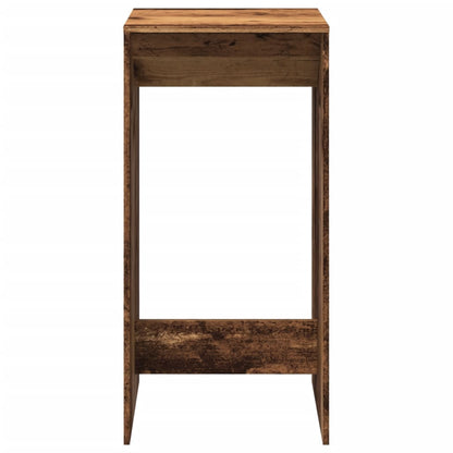 Mesa Alta De Bar Madera De Ingeniería Envejecida 51x50x103,5 Cm_2