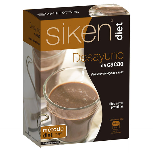 Siken Diet Desayuno de Cacao 7 Sobres