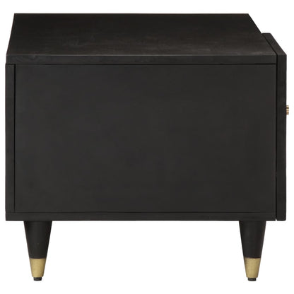 Mesa De Centro De Madera Maciza De Mango 80x50x40 Cm_2