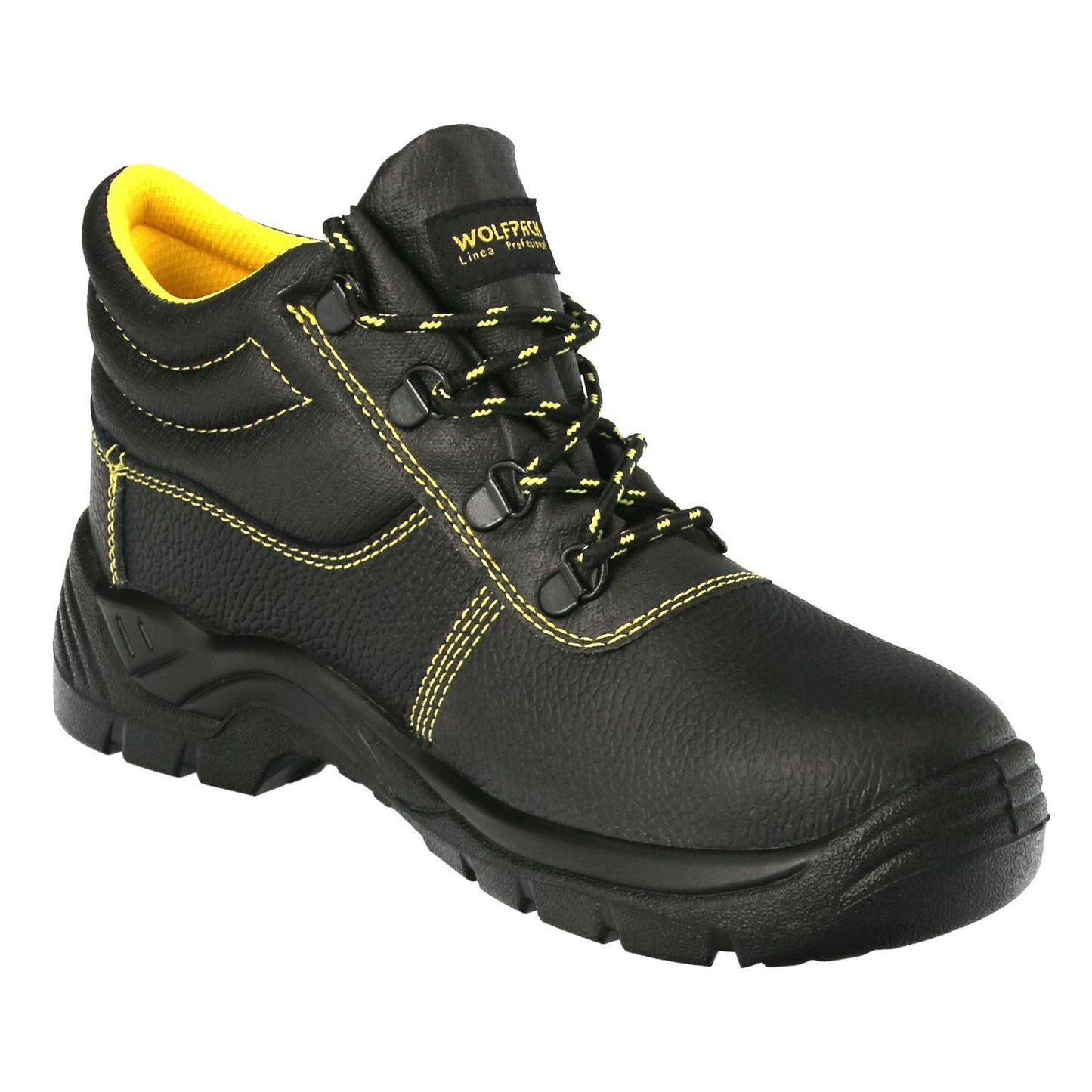 Botas Seguridad S3 Piel Negra Wolfpack  Nº 47 Vestuario Laboral,calzado Seguridad, Botas Trabajo. (par)_1