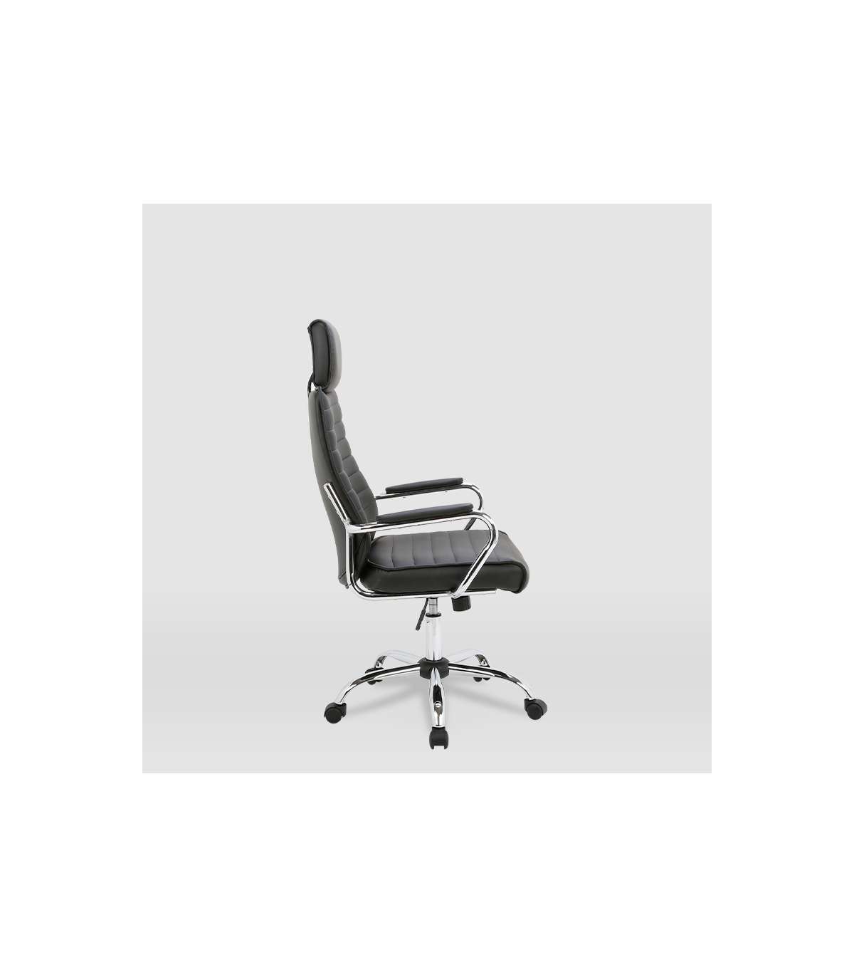 Silla De Oficina Diana Acabado Negro. Alto: 118/127cm Ancho: 65.5cm Fondo: 64cm._2