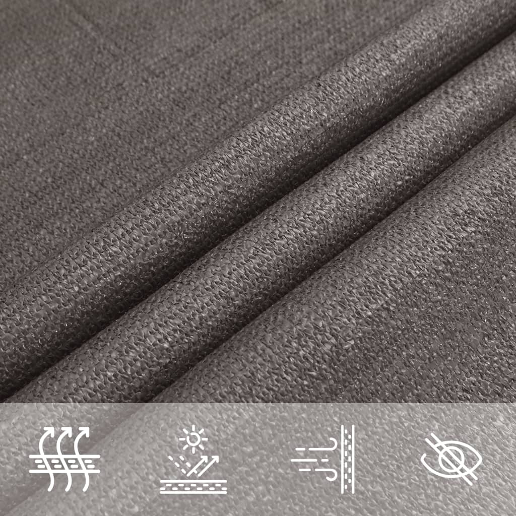 Vidaxl Toldo De Vela Gris Antracita Hdpe 160 G/m² 4x4x4 M_4
