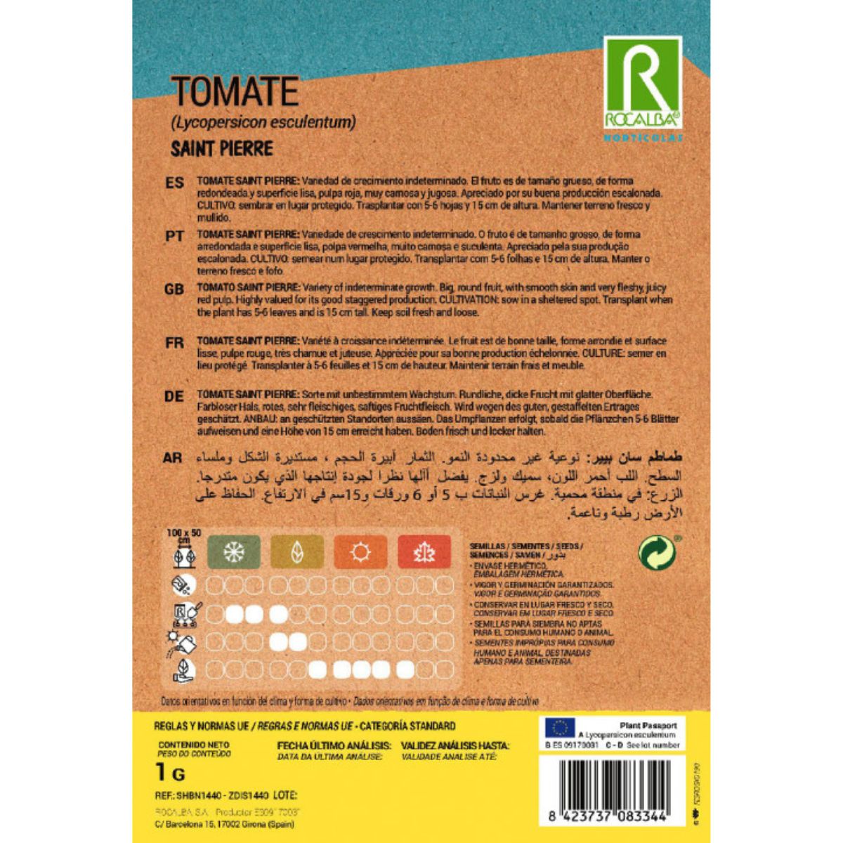 Semillas de Tomate saint Pierre