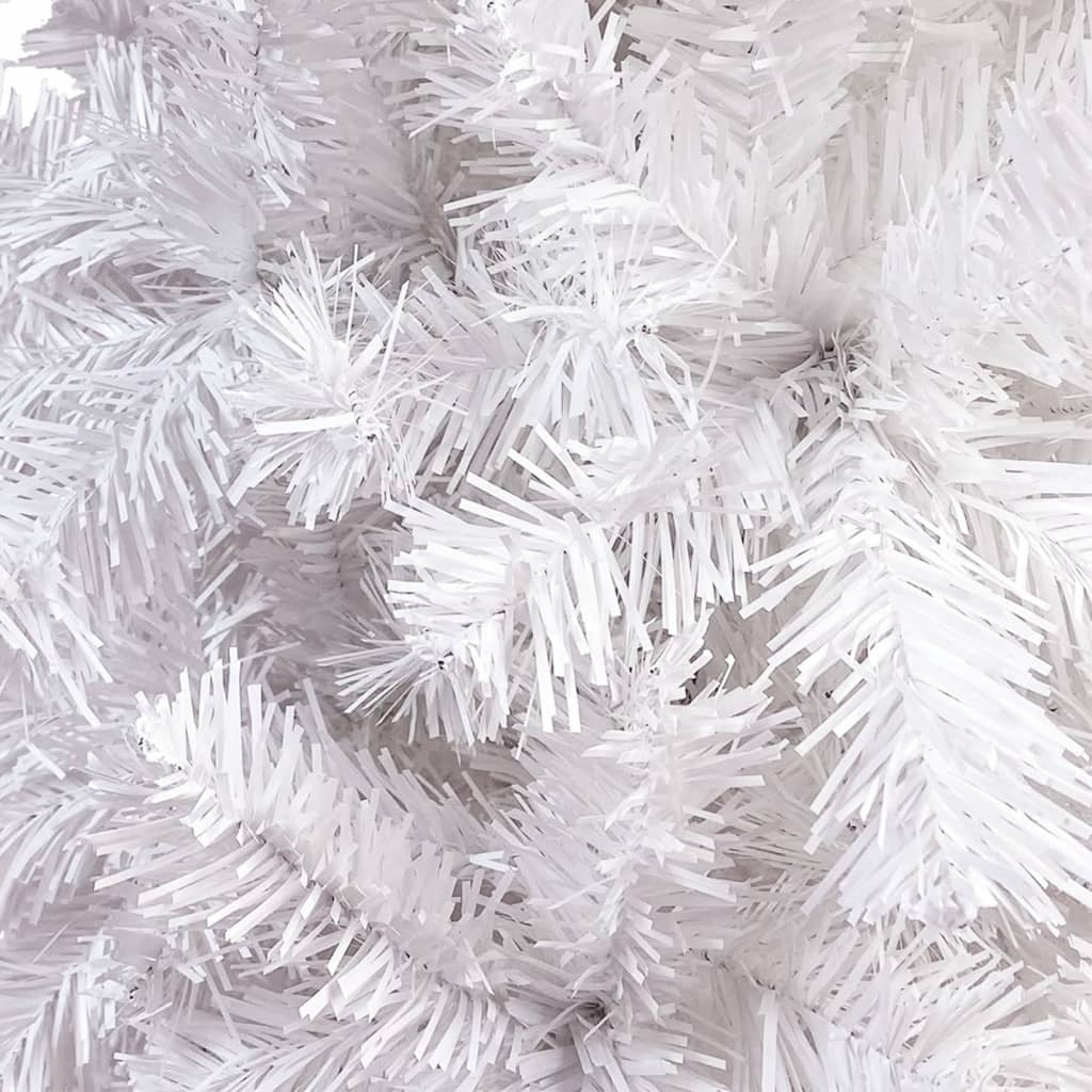 Vidaxl Árbol De Navidad Delgado Blanco 120 Cm_3