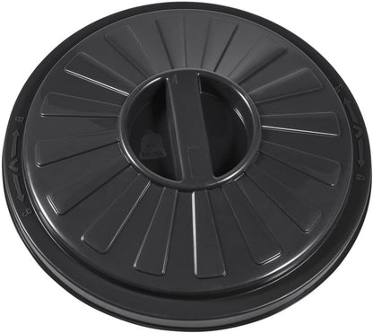 Cubo De Basura / Papelera Polivalente Con Tapa Cerrable, Pequeño, Plástico Resistente (pp), 7 l, Mats, Grafito