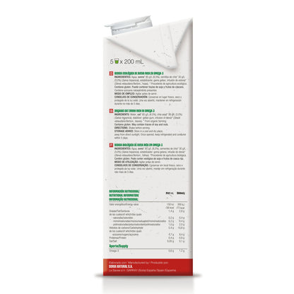 Bebida Ecológica de Avena rica en Omega 3, Soria Natural, 1L