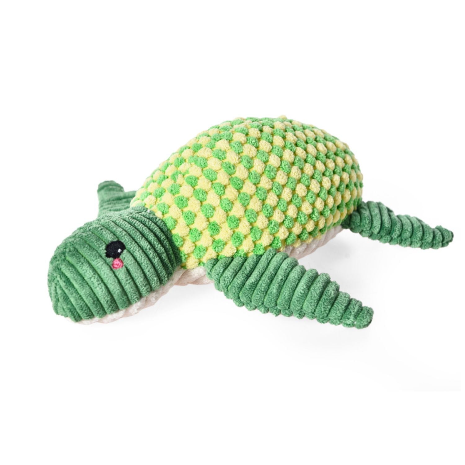 Juguete De Peluche Para Perro Wuapu Multitexturas, Diseño Tortuga De 20 X 23cm Con Sonido