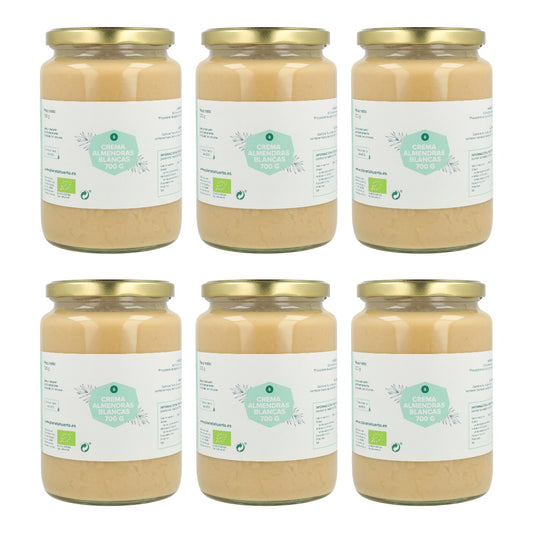 Pack 6x Crema de Almendras Blancas ECO Planeta Huerto 700 g