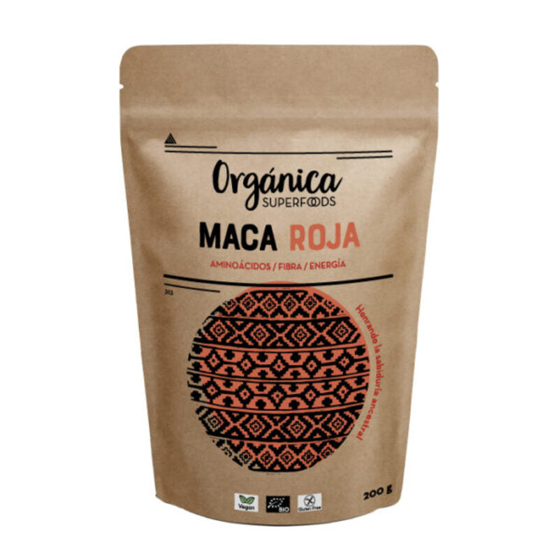 Maca Roja Raw Sin Gluten Bio 200g_0