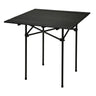 Well Home Mesa Plegable En Metal Color Negro 70x70x69cm