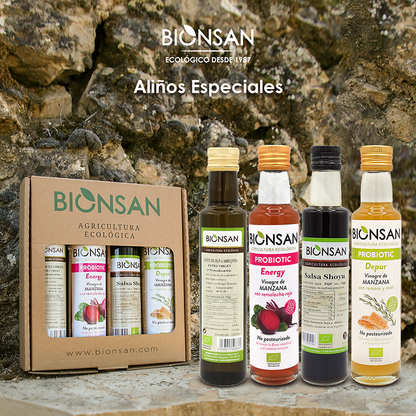 Pack 4 Aliños Especiales Eco Con Shoyu Bionsan_5