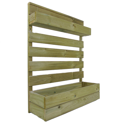 Huerto Vertical Zenira De Madera Tratada Vidahuerto 120x80x13 Cm._0