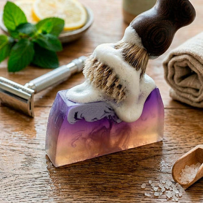 2 Jabón Afeitado Y Depilación. Evita Irritación, Cortes. Glicerina Vegetal Y Aceite De Aguacate. Aroma Gentleman 2x100g_2