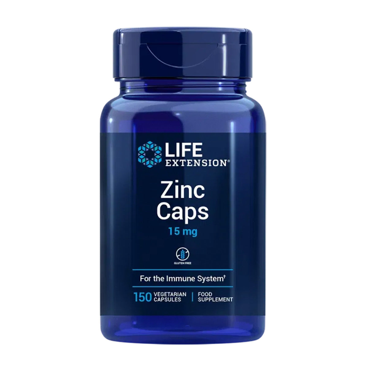 Zinc Caps 15 mg, Life Extension 150 cápsulas