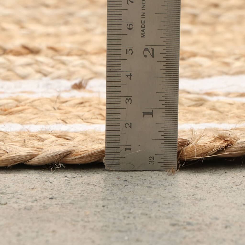 Dutch Lifestyle Alfombra Jaipur Classic Redonda Natural Y Crema 150 Cm_2