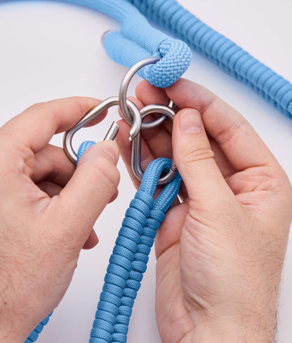 Cafide Correa Multiposición De Material Reciclado Azul. Modelo Ona.