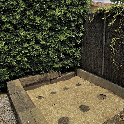 Acolchamiento Antihierbas natural Flaxhemp Nortene 0.5x3 m