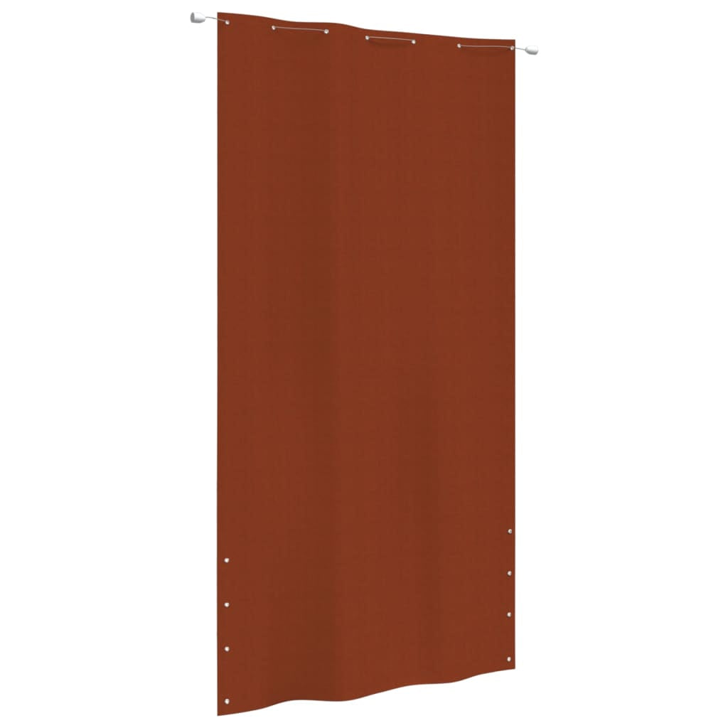 Vidaxl Toldo Pantalla Para Balcón De Tela Oxford Terracota 140x240 Cm_0