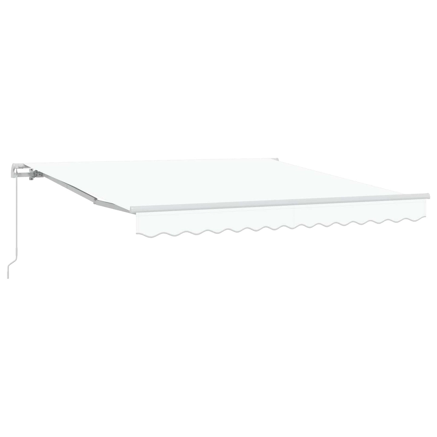 Toldo Retráctil Blanco 300 X 250 X 165 Cm Poliéster Y Aluminio_0