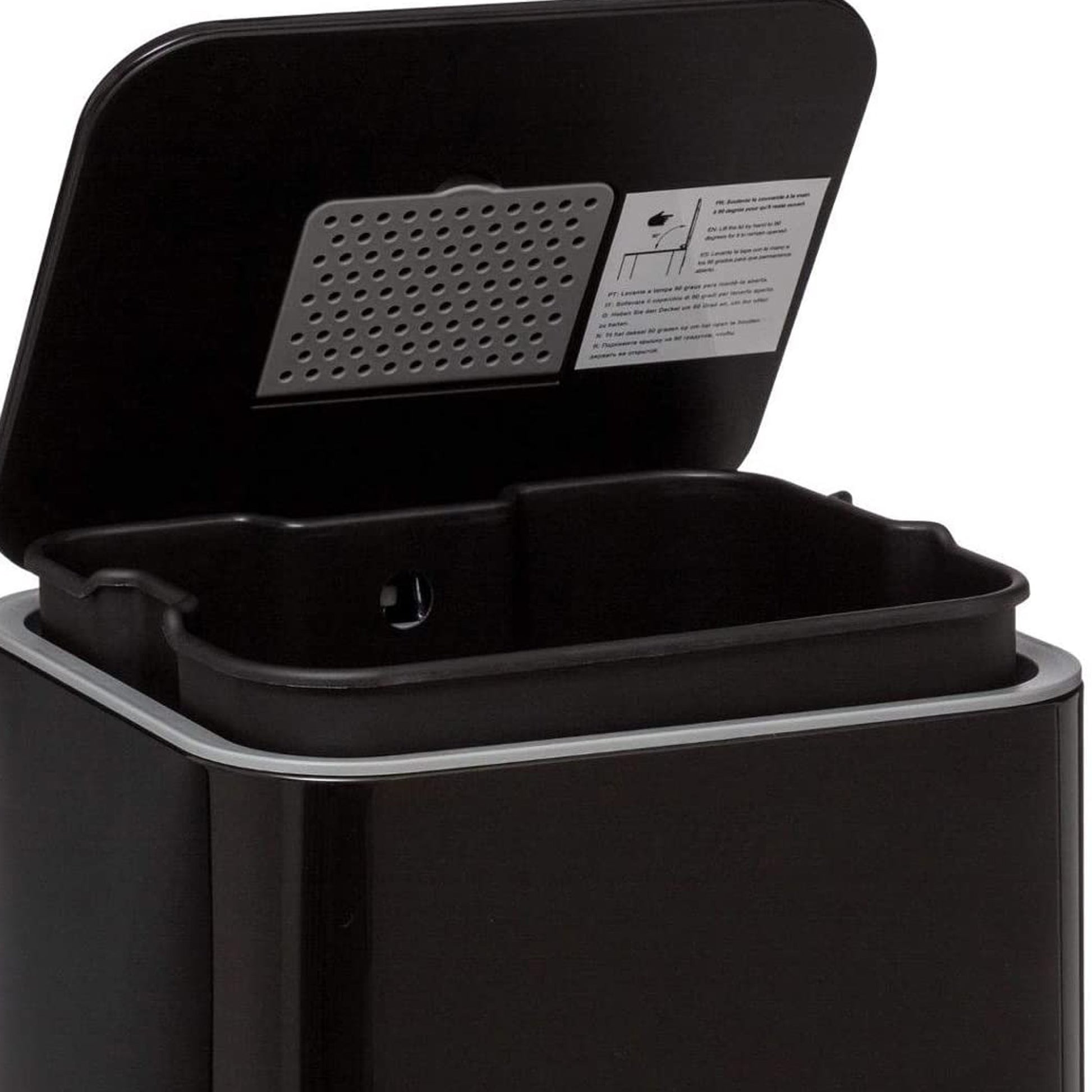 Cubo De Basura Safir Negro 30 L_2