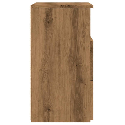 Mesitas Noche 2 Uds Madera Ingeniería Roble Artisan 50x32x60 Cm_4