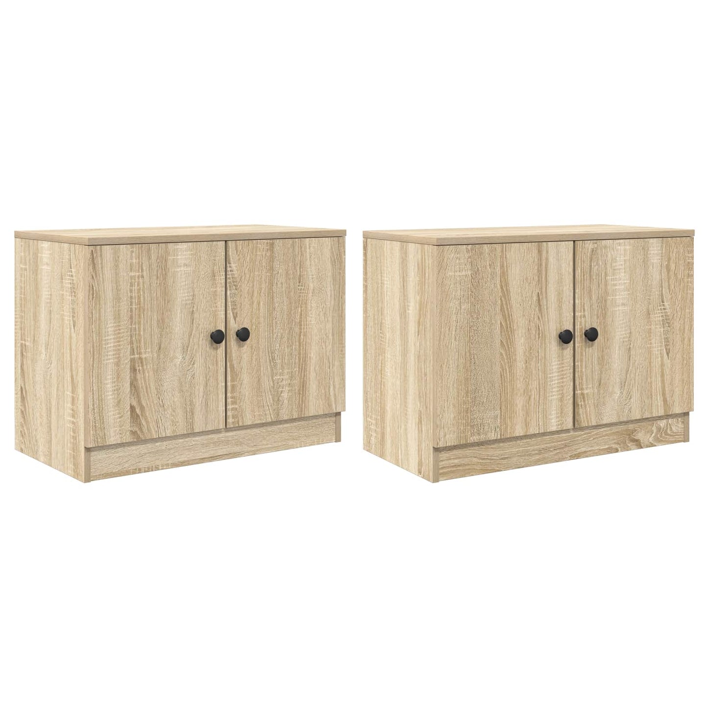 Armario De Almacenamiento Para Cama Alta 2 Uds. Roble Sonoma_3