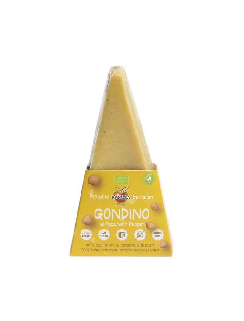 Cuña De Queso Vegetal Estilo Parmesano Con Pimienta Negra Gondino 150g_0