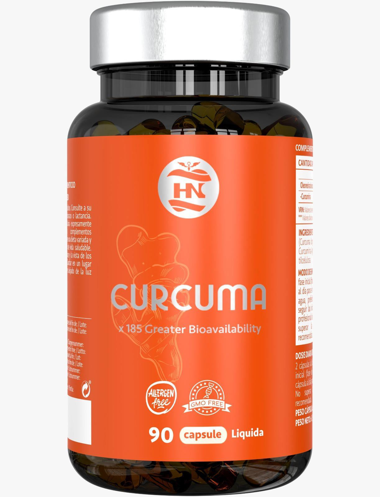 Curcuma En Capsulas Líquida De 575 Mg. 90 Cápsulas De Curcumina Micelada De Absorción Inmediata_0