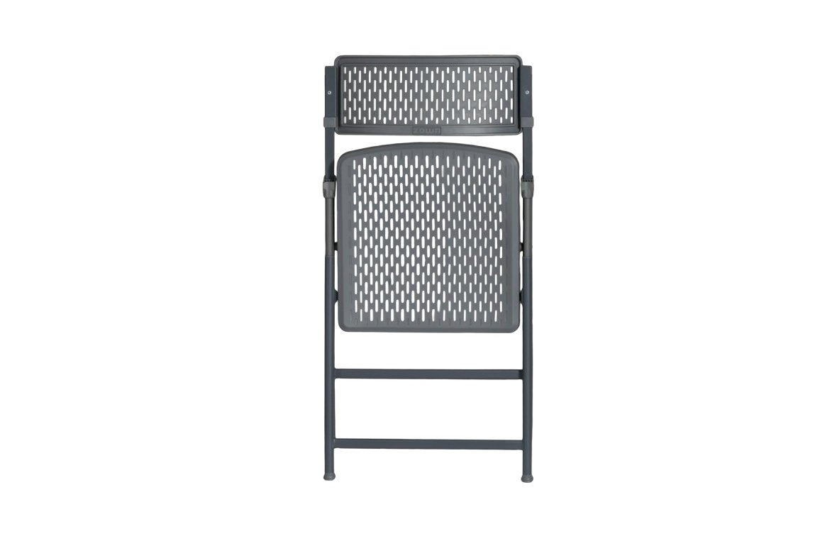 Zown Set 4 Sillas Plegables Eventos Aran Chair Plus Shark Grey Polipropileno_2