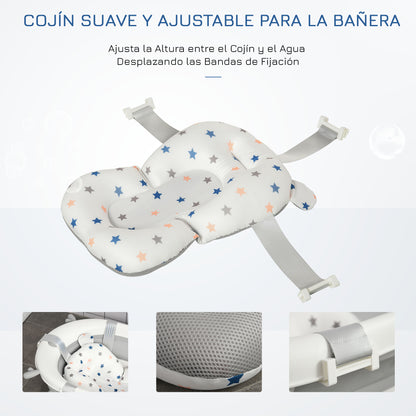 Homcom Bañera Plegable Para Bebé Bañera Bebé 0-3 Años 81_4