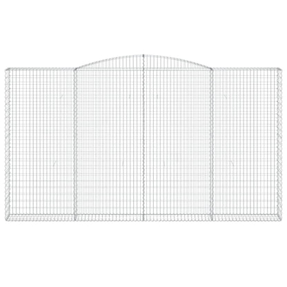 Cestas De Gaviones 8 Uds Forma De Arco Hierro 400x30x220/240 Cm_3