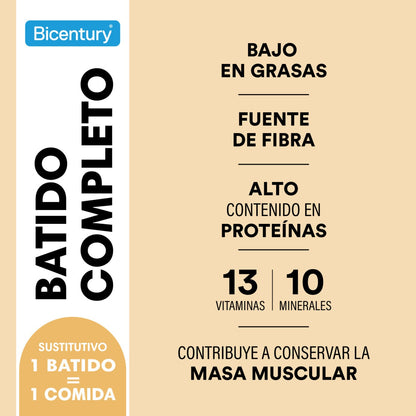 Batido Completo Vainilla BICENTURY 436g