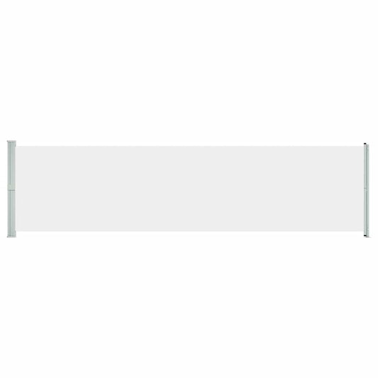 Vidaxl Toldo Lateral Retráctil Para Patio Crema 600x160 Cm_0
