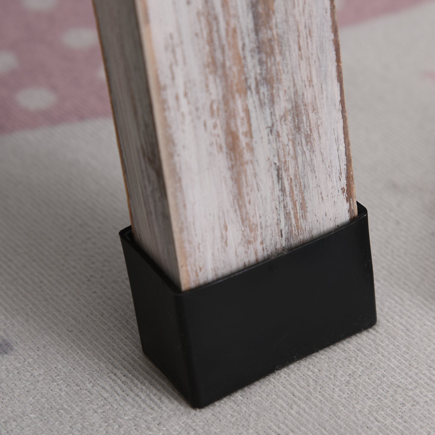 Vinsetto Pizarra De Pie Magnética Y Plegable Con Doble Cara Marco De Madera_4