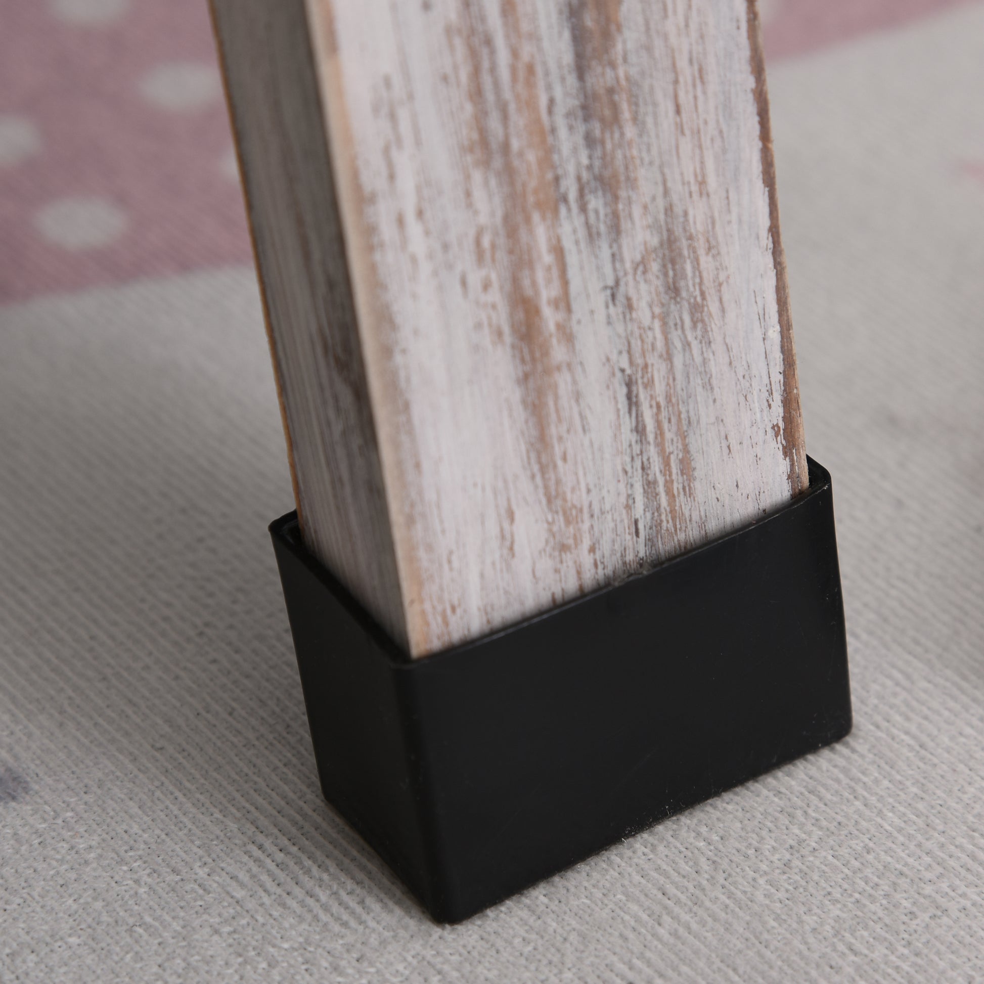 Vinsetto Pizarra De Pie Magnética Y Plegable Con Doble Cara Marco De Madera_4