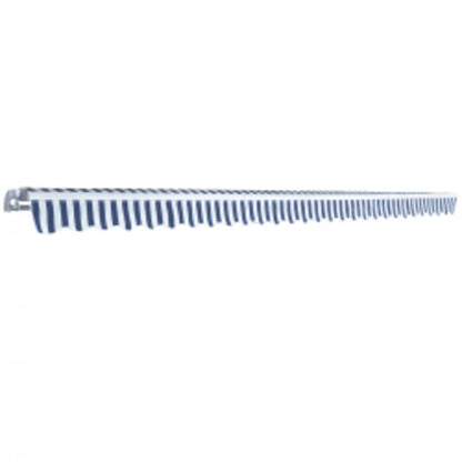 Toldo Plegable De Operación Manual 600 Cm Azul Y Blanco_5