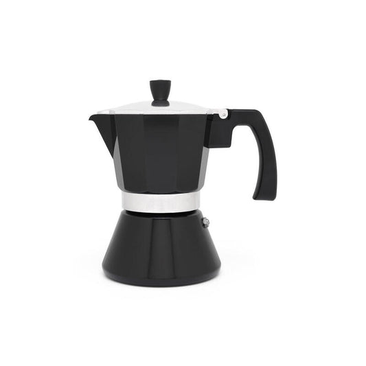 Cafetera Italiana Leopold Vienna Espresso Negro 6 Tazas Lv113008_0