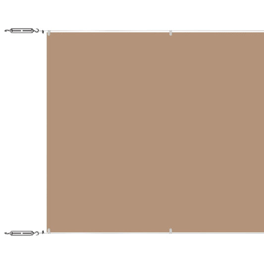 Vidaxl Toldo Vertical Tela Oxford Gris Taupé 100x1200 Cm_0