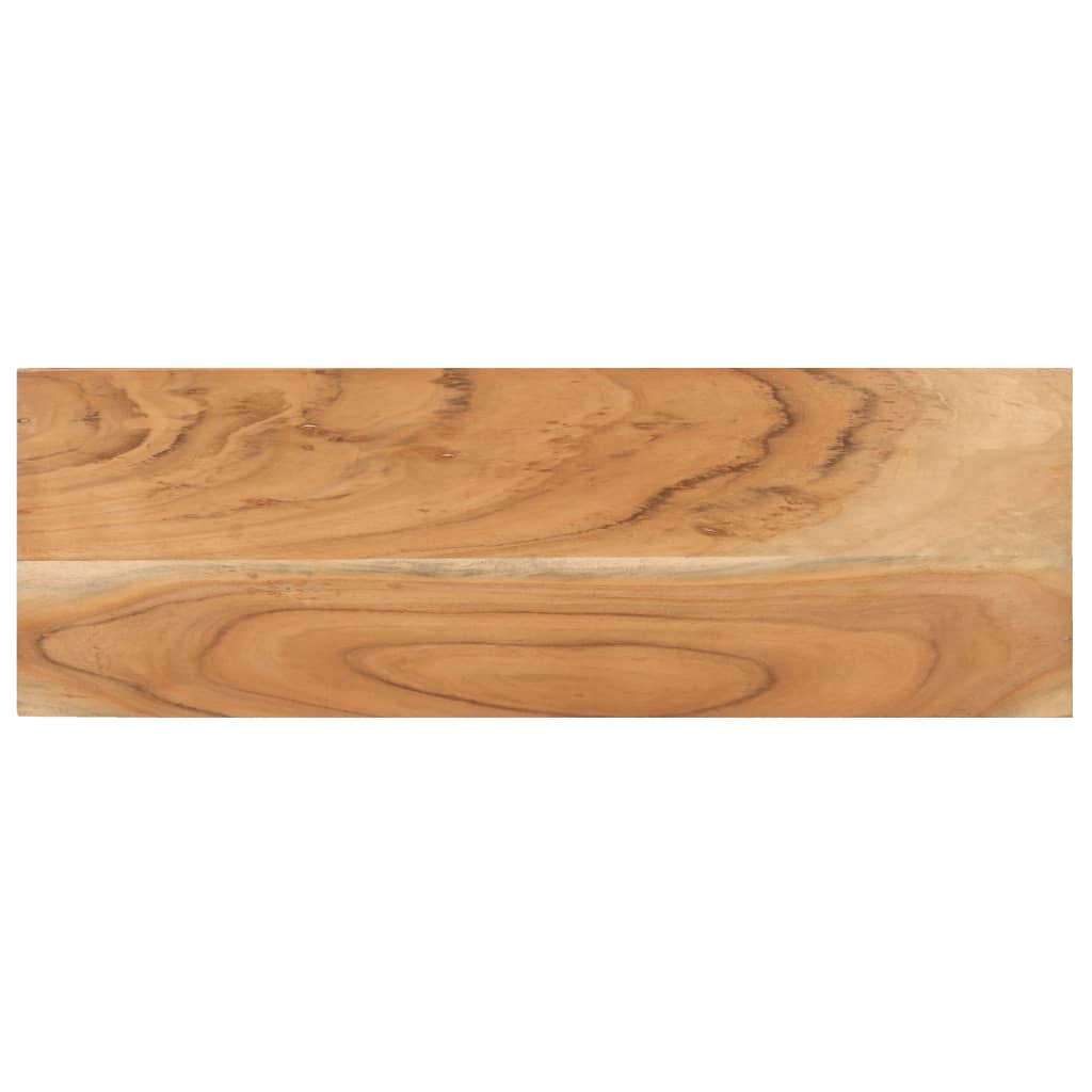 Mesa De Centro De Madera Maciza De Acacia 90x30x40 Cm_2