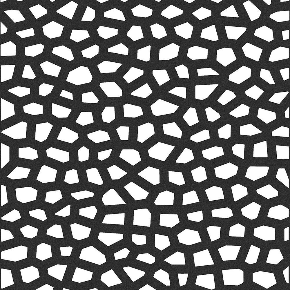 Panel Mosaico Antracita 1x2mt. Resina_2
